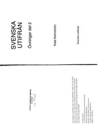  — Kalmström Kate, Svenska Utifrån, Övningar del 2