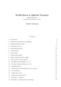 Günther Trautmann — Moduli Spaces in Algebraic Geometry: an Introduction [Lecture notes]