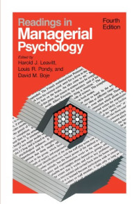 Harold J. Leavitt, Louis R. Pondy, David M. Boje — Readings in Managerial Psychology