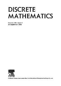  — Discrete Mathematics(Vol. 286, N. 3, 2004)