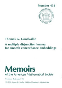 Thomas G. Goodwillie — A Multiple Disjunction Lemma for Smooth Concordance Embeddings