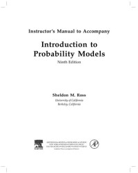 Sheldon M. Ross — Instructor's Manual to Accompany Introduction to Probability Models
