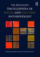 Alan Barnard & Jonathan Spencer — The Routledge Encyclopedia of Social and Cultural Anthropology