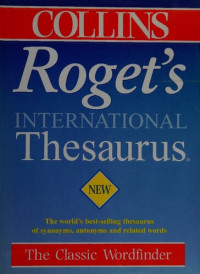 Peter Mark Roget — Roget's International Thesaurus