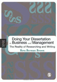 Reva Berman Brown — Doing Your Dissertation in Business and Management