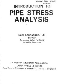 Sam Kannappan — introduction to pipe stress analysis