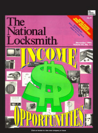 The National Locksmith — The National Locksmith: Volume 65, Number 11