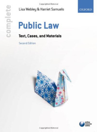 Lisa Webley, Harriet Samuels — Complete Public Law: Text, Cases, and Materials