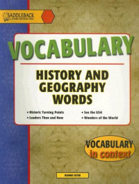 Joanne Suter — Vocabulary: History and Geography Words