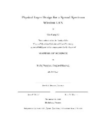 GuoliangLi — Acm - Physical Layer Design For A Spread Spectrum Wireless Lan