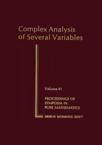 Siu Y.-T. (ed.) — Complex Analysis of Several Variables