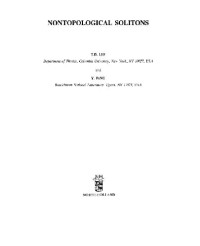 Lee, Pang. — Nontopological solitons