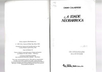 Omar Calabrese — A Idade Neobarroca