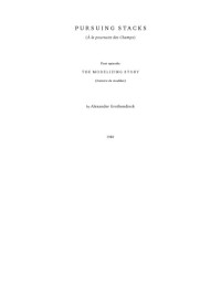 Grothendieck, Alexander — Pursuing Stacks