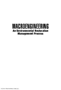 Unknown — Macroengineering An Environmental Restoration Management Process