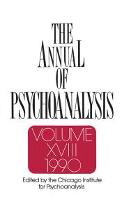 Jerome A. Winer; Jerome A. Winer — The Annual of Psychoanalysis, V. 18