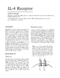 Keegan A.D. — IL-4 Receptor