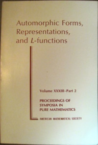 Armand Borel, W. Casselman (editors) — Automorphic forms, representations, and L-functions, Part 2