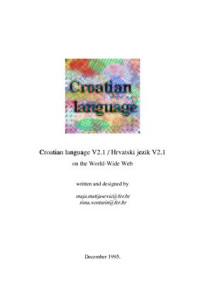 Venturin Rima. — Croatian Language