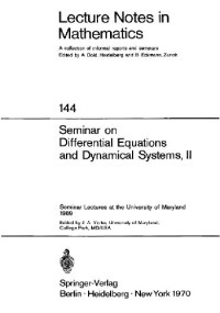 Yorke J.A. (ed.) — Seminar On Differential Equations And Dynamical Systems