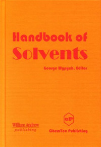 George Wypych — Handbook of solvents