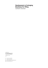Pira International Ltd — Developments in Packaging Machinery for Filling