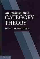 Harold Simmons — An introduction to category theory