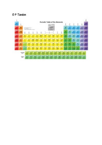 O P Tandon — O P Tandon Elements of Group 16 17 18 ( P Block ) and d and f Block Elements for IIT JEE Chemistry Olympiad NSEC INChO GRB