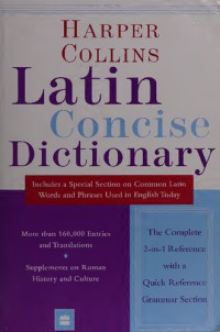 HarperCollins — Collins Latin Concise Dictionary