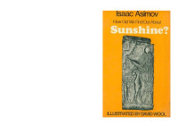 Isaac Asimov — How Did We Find Out About Sunshine?