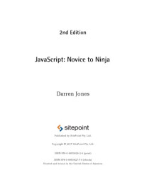 Darren Jones — JavaScript Novice to Ninja