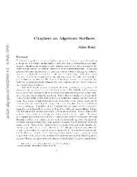 Reid M. — Chapters on algebraic surfaces