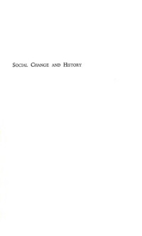 Robert A. Nisbet — Social Change and History: Aspects of the Western Theory of Development