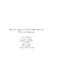 Hendriks P.A. — Algebraic Aspects of Linear Differential and Difference Equations