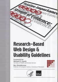 Health and Human Services Dept. (U.S.) — Research-Based Web Design, Usability Guidelines