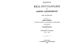August Fr. Pauly, Georg Wissowa, Wilhelm Kroll — Paulys Realencyclopadie der classischen Altertumswissenschaft: neue Bearbeitung, Bd.8 1 : Helikon - Hestia: Bd VIII, Hbd VIII,1