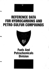  — Reference Data for Hydrocarbons and Petro-Sulfur Compound