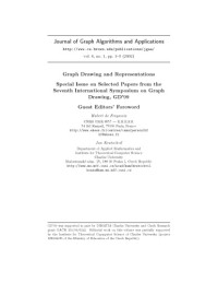 Brown University. Dept. of Computer Science — Journal of Graph Algorithms and Applications