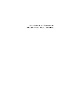 Jesъs Arбmburo and Antonio Ramнrez Treviсo — Advances in Robotics Automation and Control