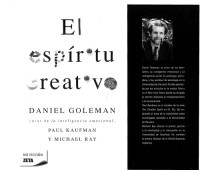 Daniel Goleman — El espíritu creativo
