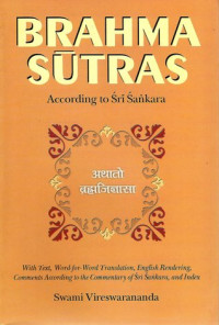 Swami Vireswarananda — Brahma Sutras - According to Sri Sankaracharya