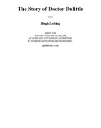 Lofting, Hugh — The Story of Doctor Dolittle
