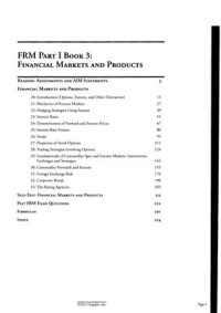  — FRM Part I Book 3: Financial markets and products (2013 SchweserNotes)