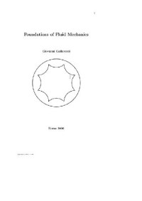 Gallavotti. — Foundations of fluid mechanics
