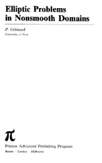 Grisvard — Elliptic Problems in Nonsmooth Domains