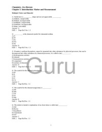 Random People — Chemistry - The Central Science - Test Bank