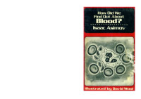 Isaac Asimov — How Did We Find Out About Blood?