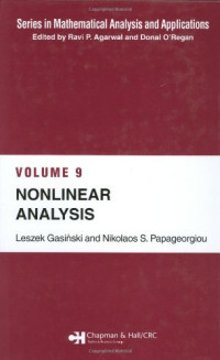 Leszek Gasinski, Nikolaos S. Papageorgiou — Nonlinear analysis