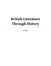  — British Literature Through History