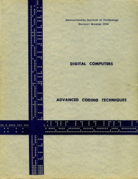Adams, Gill, Cembelic — Digital Computers advanced coding techniques
